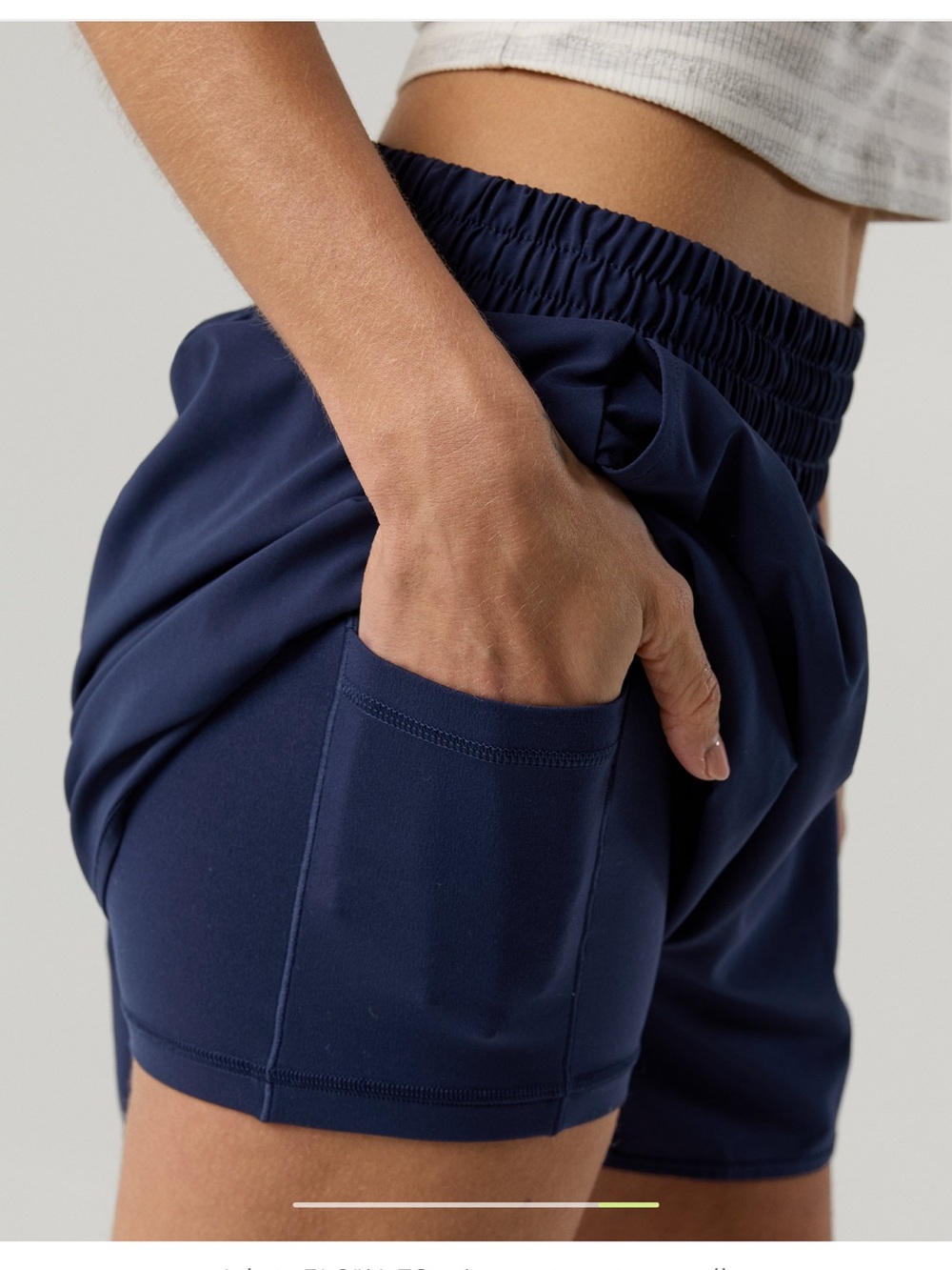 aerie OFFLINE Navy Blue Athletic Layered Shorts
